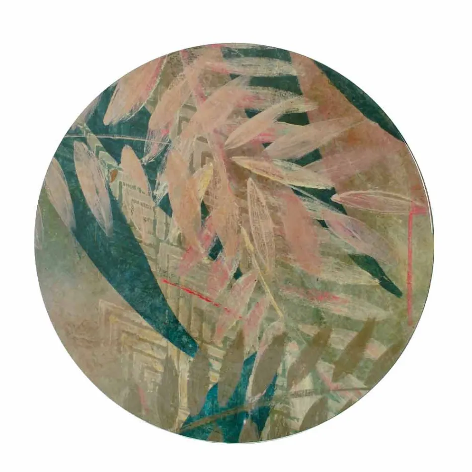 Salontafel voor binnen of buiten met metalen structuur Made in Italy - Carim Viadurini