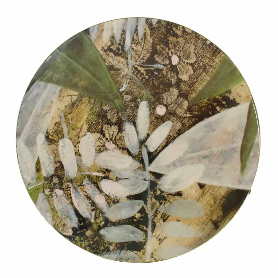 Salontafel voor binnen of buiten met metalen structuur Made in Italy - Carim Viadurini