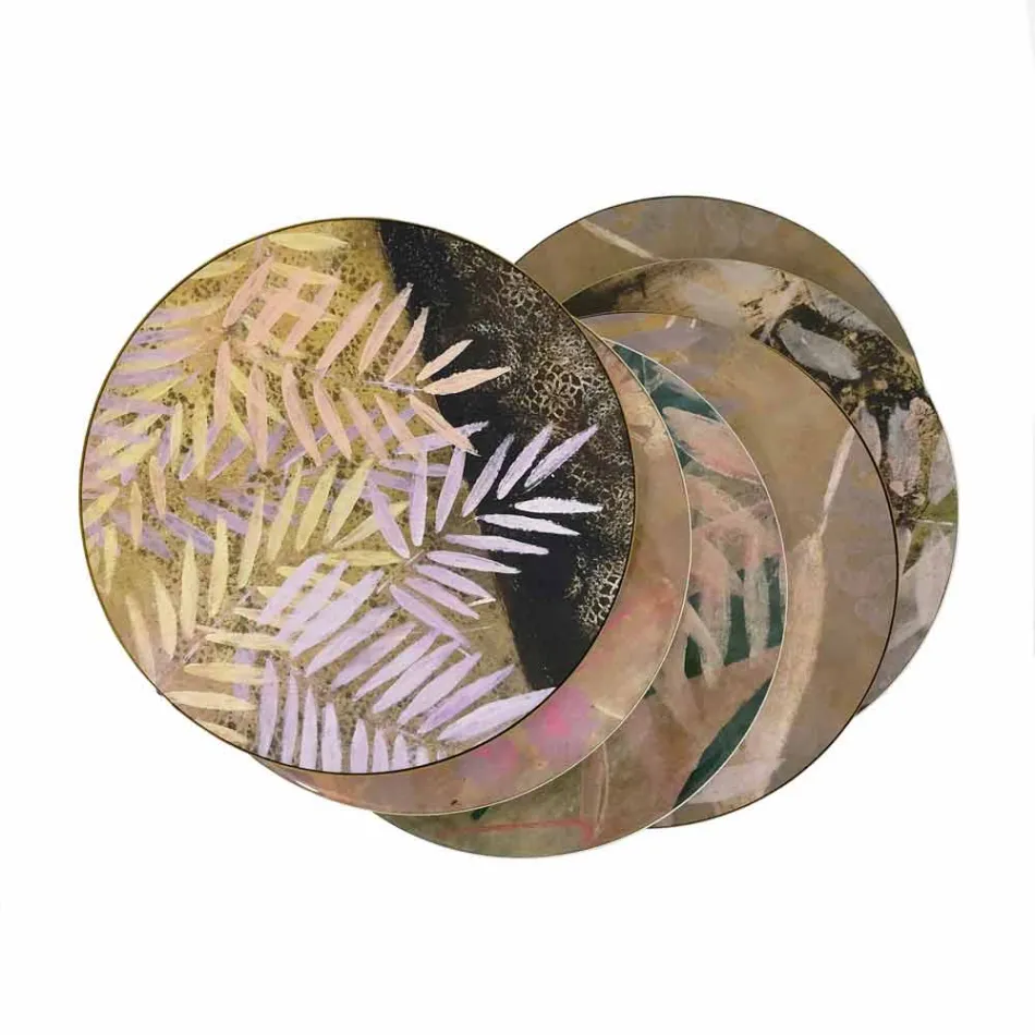 Salontafel voor binnen of buiten met metalen structuur Made in Italy - Carim Viadurini