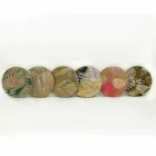 Salontafel voor binnen of buiten met metalen structuur Made in Italy - Carim Viadurini