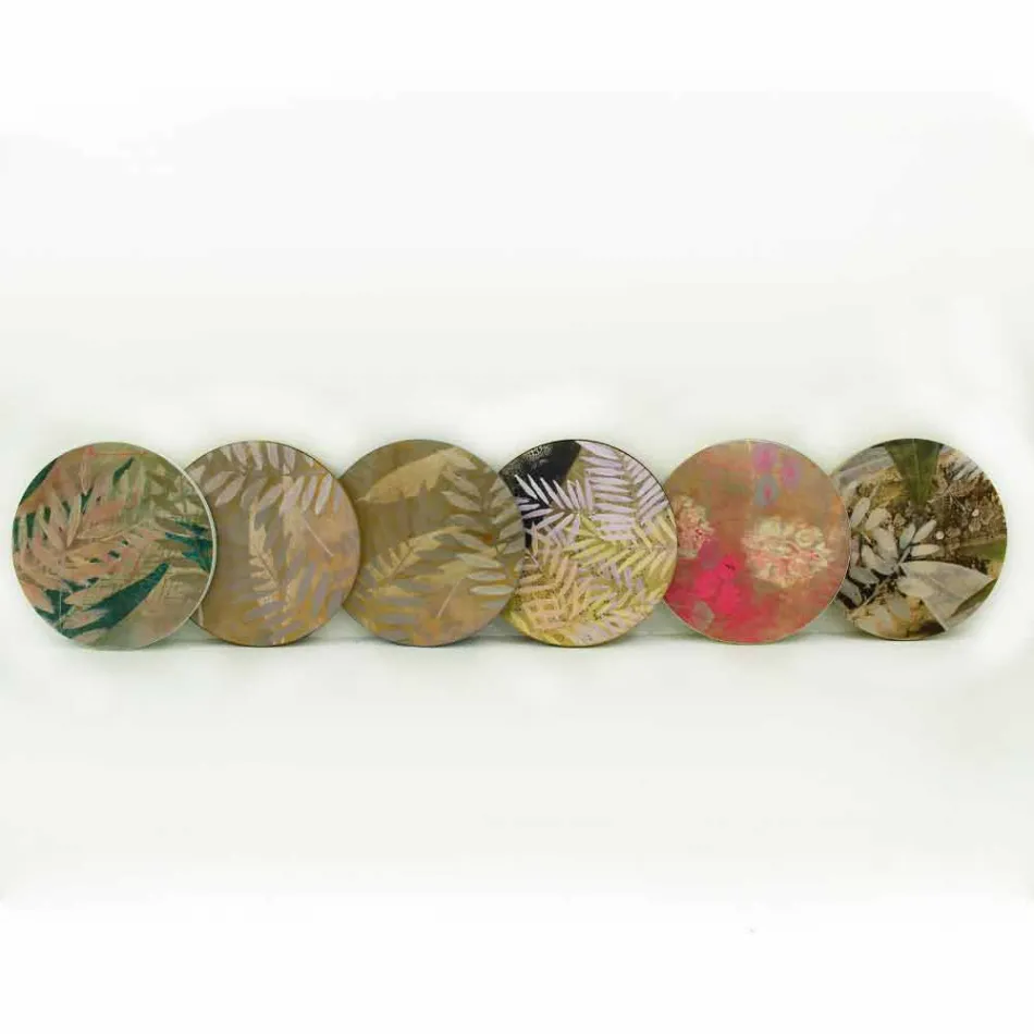 Salontafel voor binnen of buiten met metalen structuur Made in Italy - Carim Viadurini