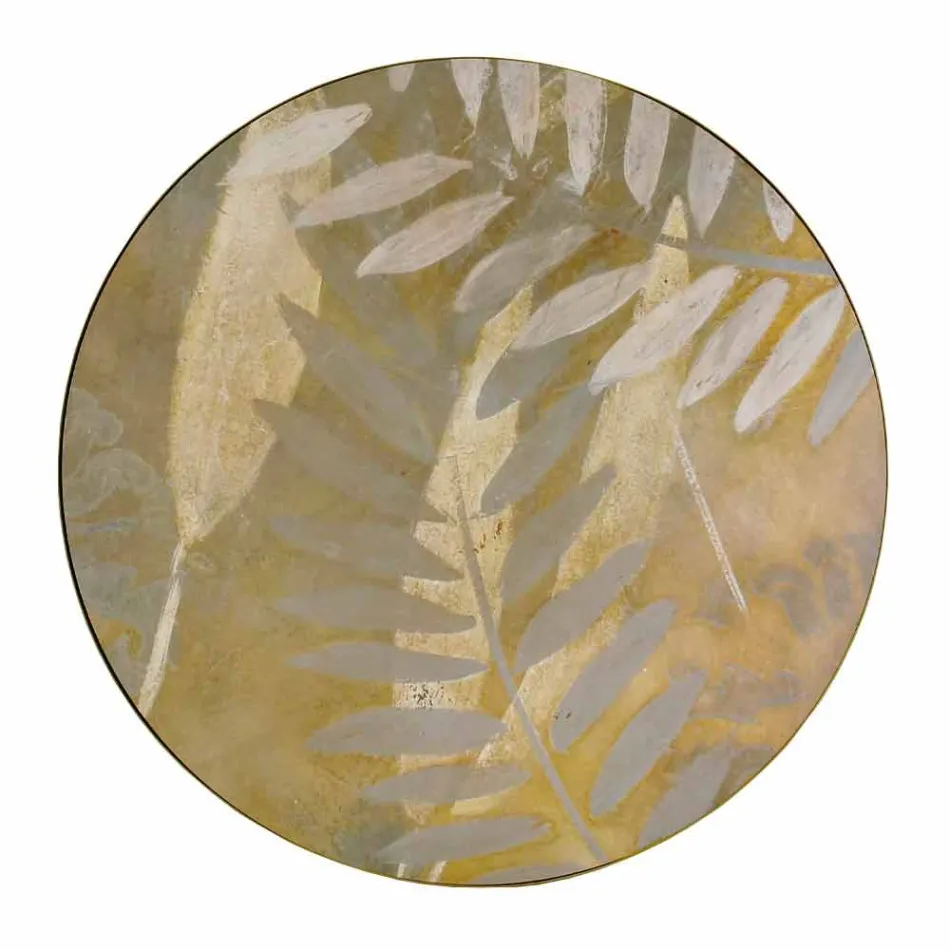 Salontafel voor binnen of buiten met metalen structuur Made in Italy - Carim Viadurini