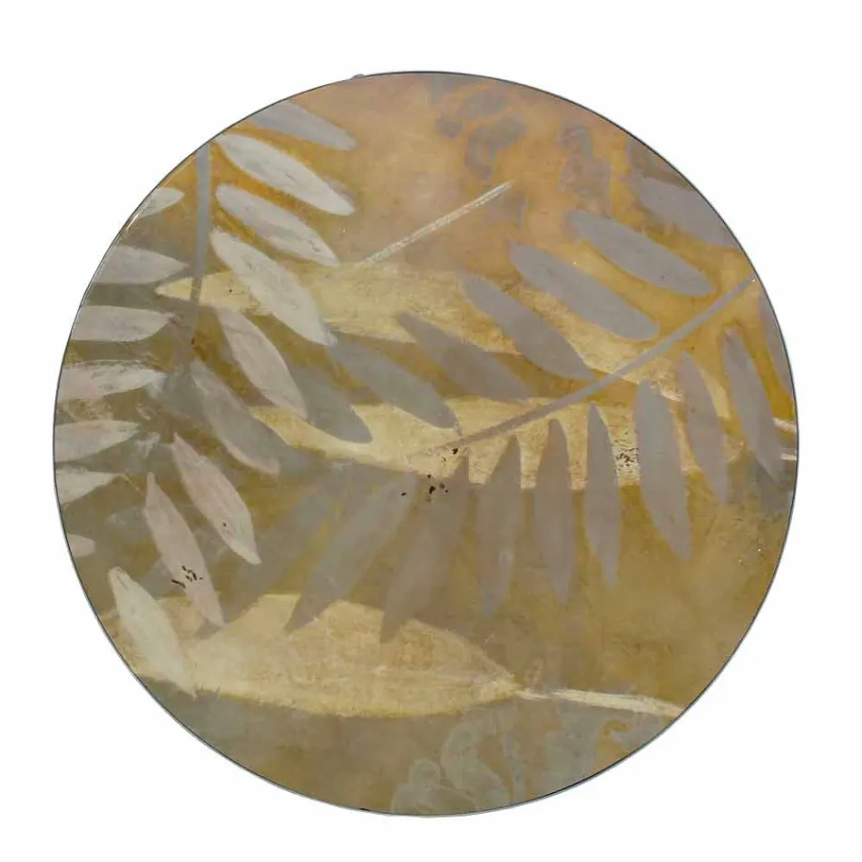 Salontafel voor binnen of buiten met metalen structuur Made in Italy - Carim Viadurini