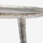 Salontafel Verzilverd en Antiek Aluminium Design Homemotion - Smemo Viadurini