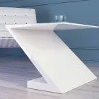 Zeta moderne design witte salontafel gemaakt in Italië Viadurini