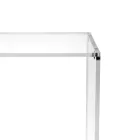 Salontafel met 1 plank in transparant plexiglas Made in Italy - Mulan Viadurini