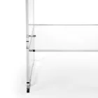 Salontafel met 1 plank in transparant plexiglas Made in Italy - Mulan Viadurini