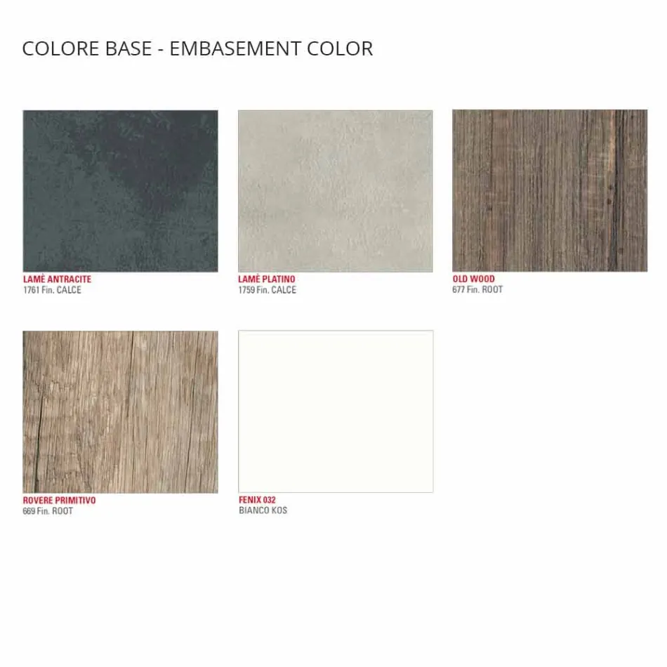 Salontafel met draaiende bladen in HPL Made in Italy, Precious - Paris Viadurini