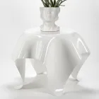 Salontafel met blad en onderstel van plexiglas Made in Italy - Brento Viadurini