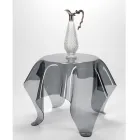 Salontafel met blad en onderstel van plexiglas Made in Italy - Brento Viadurini