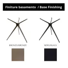 Salontafel met rond blad van porseleinsteengoed Made in Italy - Siste Viadurini