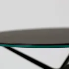 Salontafel met rond blad van porseleinsteengoed Made in Italy - Siste Viadurini