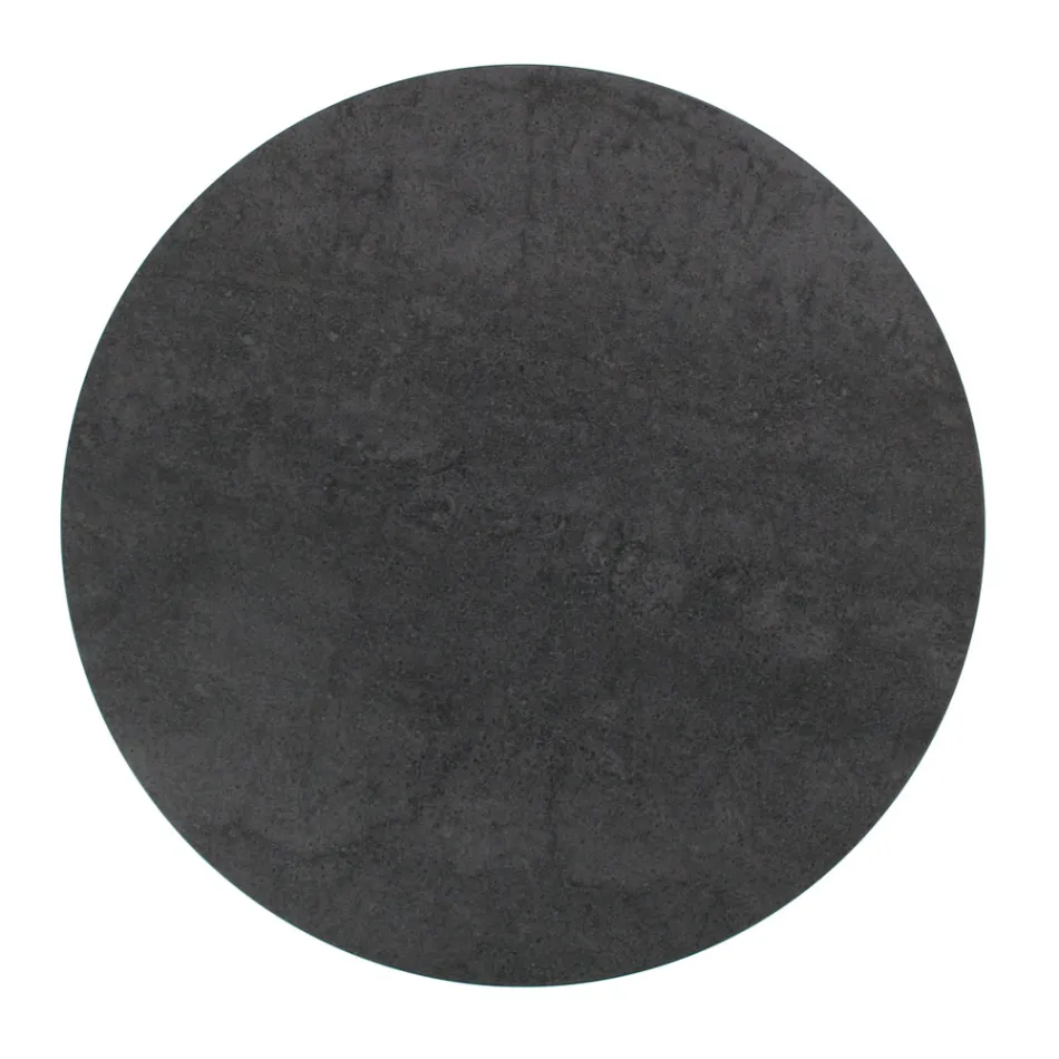 Salontafel met rond blad van porseleinsteengoed Made in Italy - Siste Viadurini