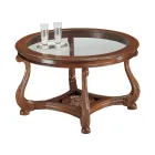 Salontafel met glazen blad Made in Italy - Sedna Viadurini