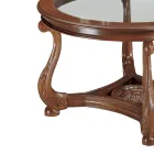 Salontafel met glazen blad Made in Italy - Sedna Viadurini