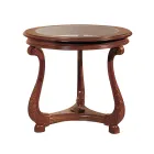 Salontafel met glazen blad Made in Italy - Sedna Viadurini