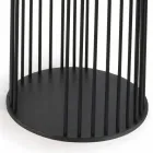 Salontafel met rond keramisch blad Made in Italy - Montebianco Viadurini