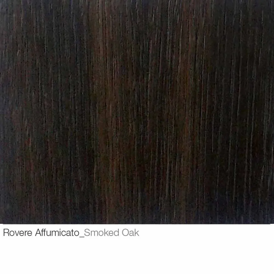 Salontafel met rond houten blad Made in Italy - Montebianco Viadurini