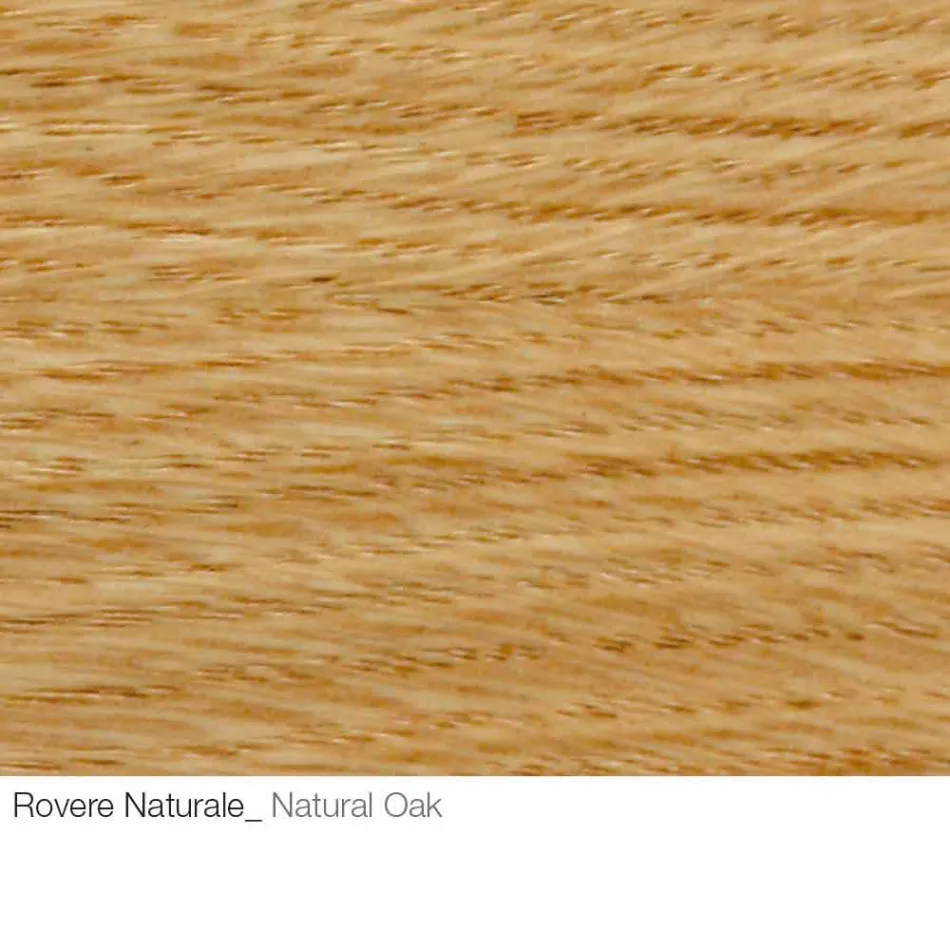 Salontafel met rond houten blad Made in Italy - Montebianco Viadurini