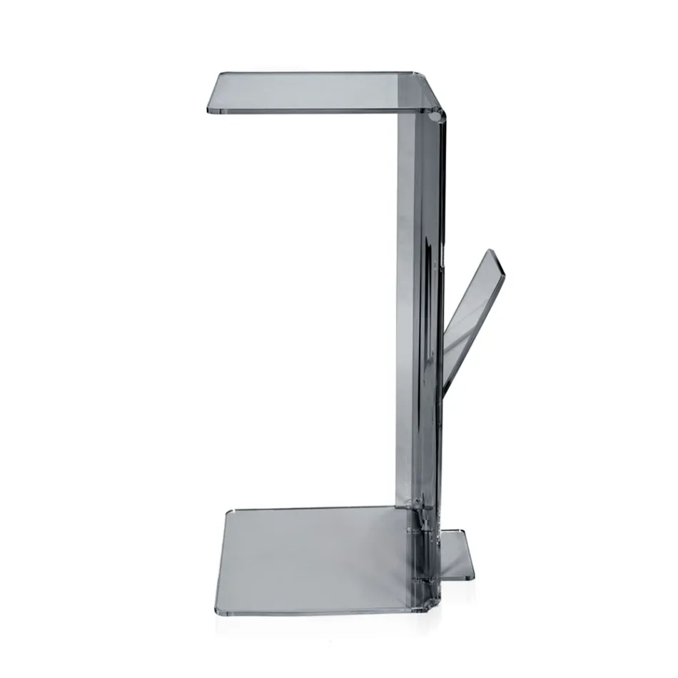 Salontafel met tijdschriftenrek van plexiglas Made in Italy - Belle Viadurini