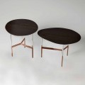 Design salontafel met houten blad Made in Italy - Cinci