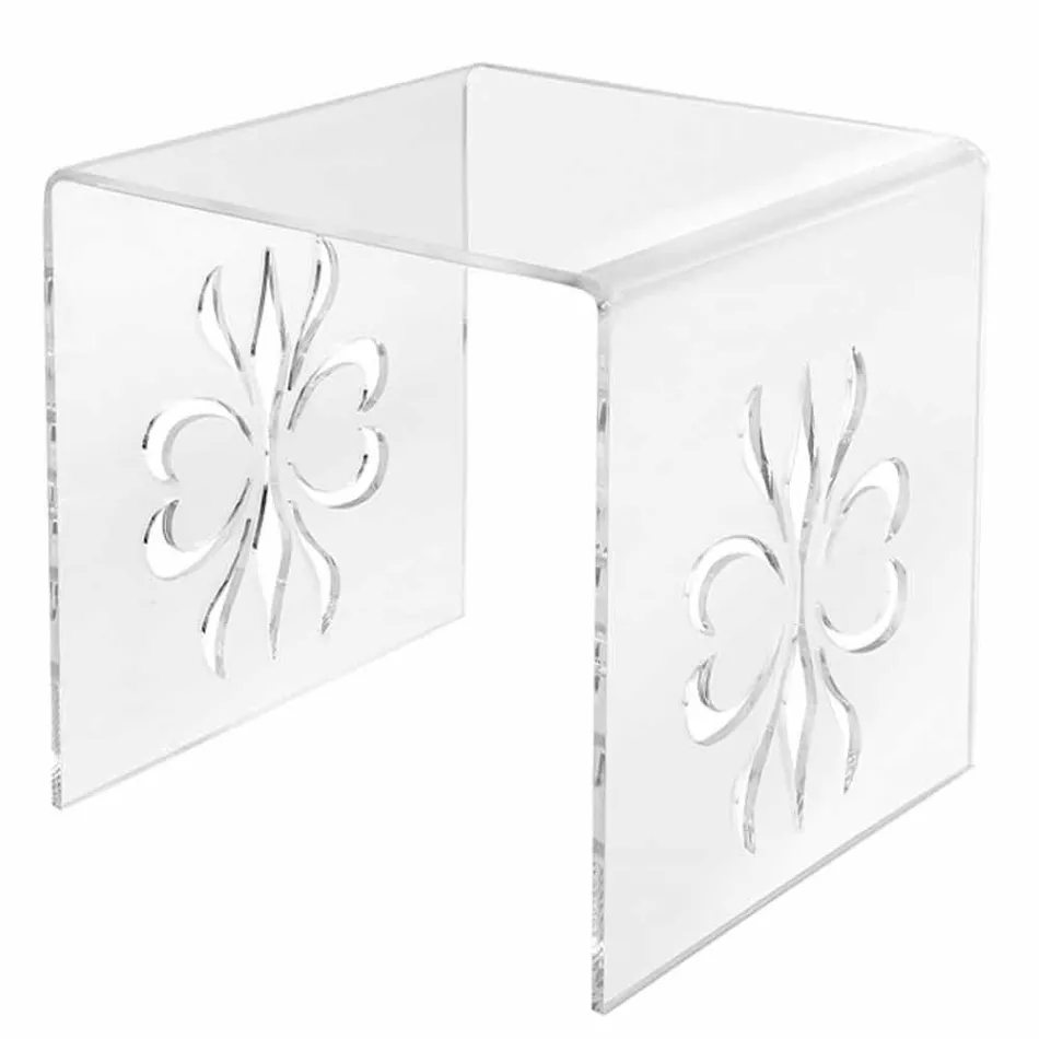 Design salontafel in transparant plexiglas van Mandas Viadurini