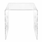 Design salontafel in transparant plexiglas van Mandas Viadurini