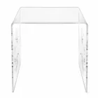Design salontafel in transparant plexiglas van Mandas Viadurini