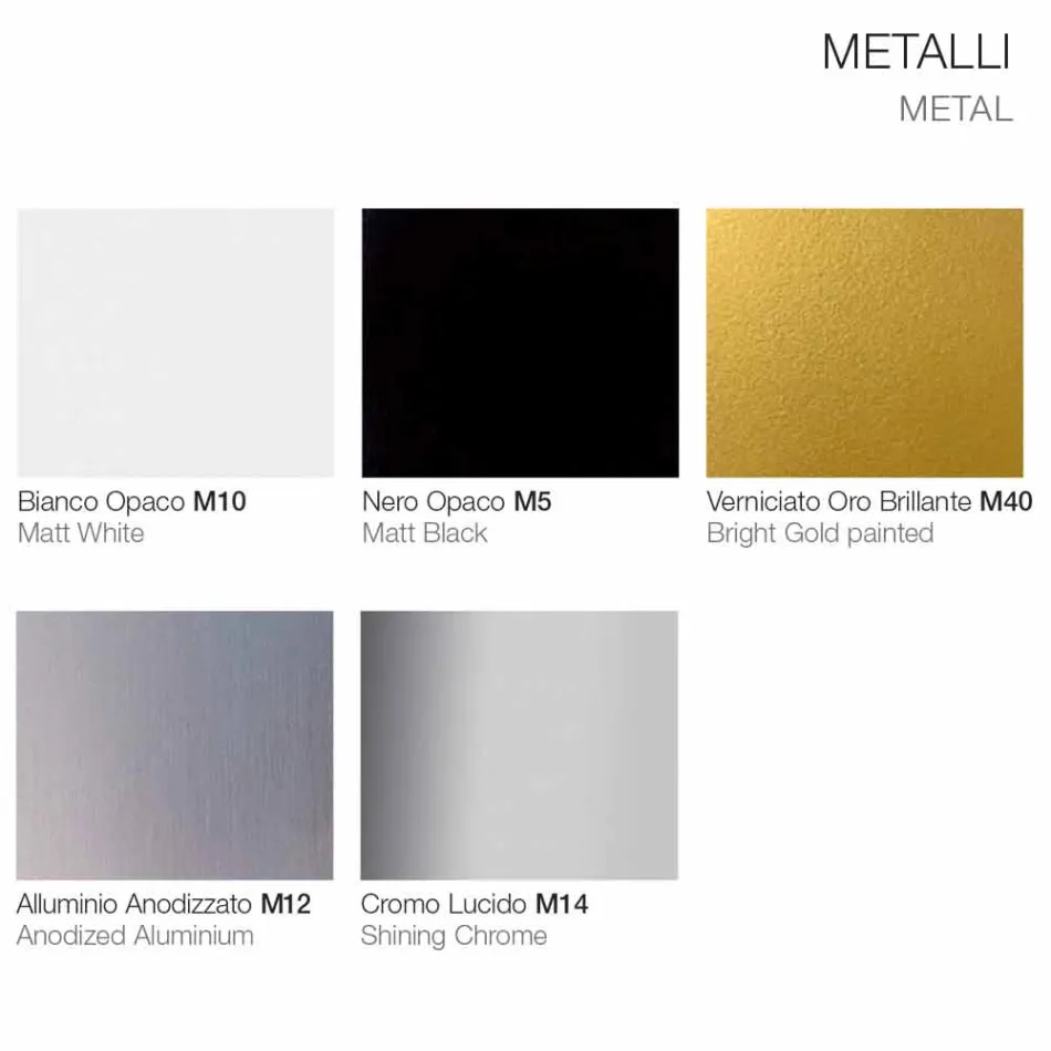 Salontafel in extra helder kristal en metaal Made in Italy - Livigno Viadurini