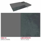 Fenix salontafel met transparante poten Made in Italy - Justin Viadurini