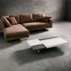 Fenix salontafel met transparante poten Made in Italy - Justin Viadurini