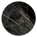 Steengoed salontafel met stalen onderstel Made in Italy - Aspira Viadurini