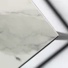 Steengoed salontafel en stalen onderstel Made in Italy - Birba Viadurini