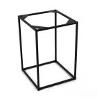 Steengoed salontafel en stalen onderstel Made in Italy - Birba Viadurini