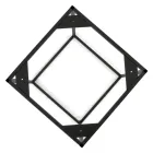 Steengoed salontafel en stalen onderstel Made in Italy - Birba Viadurini