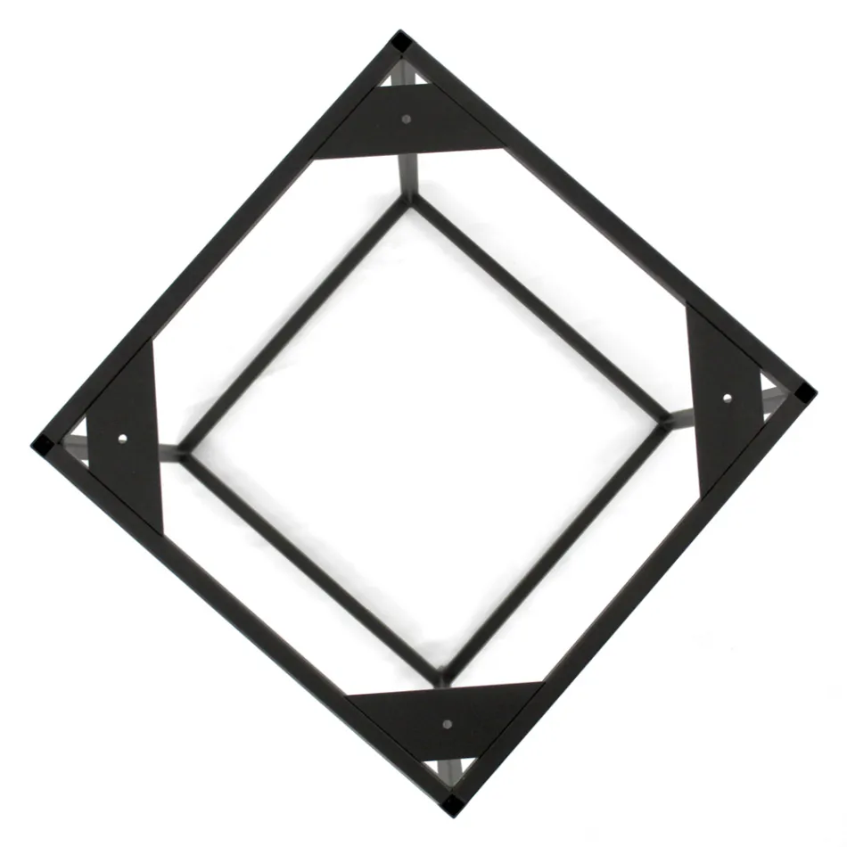 Steengoed salontafel en stalen onderstel Made in Italy - Birba Viadurini