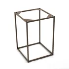 Steengoed salontafel en stalen onderstel Made in Italy - Birba Viadurini