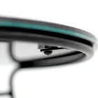 Salontafel in Porselein Grès en ronde voet Gemaakt in Italië - Tullia Viadurini