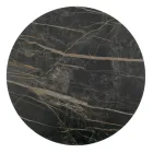 Salontafel in Porselein Grès en ronde voet Gemaakt in Italië - Tullia Viadurini