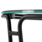 Salontafel in Porselein Grès en ronde voet Gemaakt in Italië - Tullia Viadurini