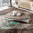 Salontafel in gelakt Mdf met draaibaar blad Made in Italy - Lisa Viadurini