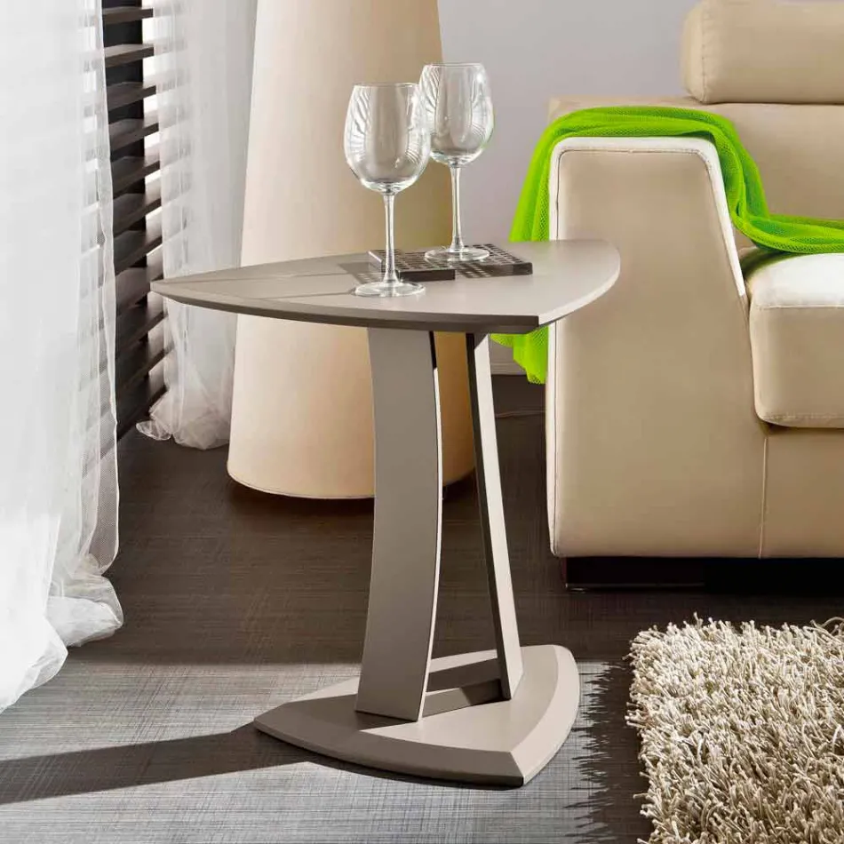 Salontafel in gelakt Mdf Made in Italy, hoge kwaliteit - Lisa Viadurini