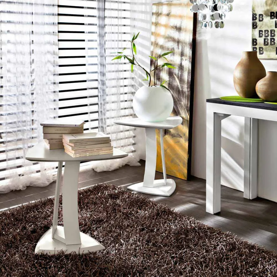 Salontafel in gelakt Mdf Made in Italy, hoge kwaliteit - Lisa Viadurini