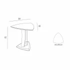 Salontafel in gelakt Mdf Made in Italy, hoge kwaliteit - Lisa Viadurini