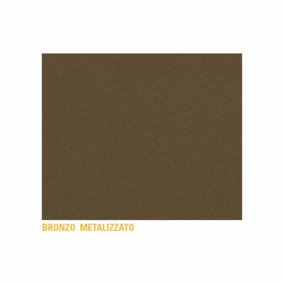 Metalen salontafel met opvangbak gemaakt in Italië - Numbo Viadurini