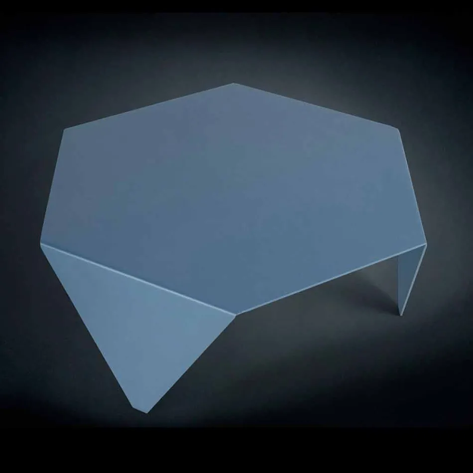 Salontafel metal living laser gesneden Ruche Viadurini