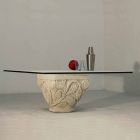 Stenen en glazen salontafel met een klassiek Mytros-design Viadurini
