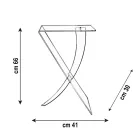 Salontafel in plexiglas van Virgin Polymer Made in Italy - Elsa Viadurini