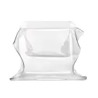 Handgedrapeerde salontafel van plexiglas, gemaakt in Italië - Pippo Viadurini