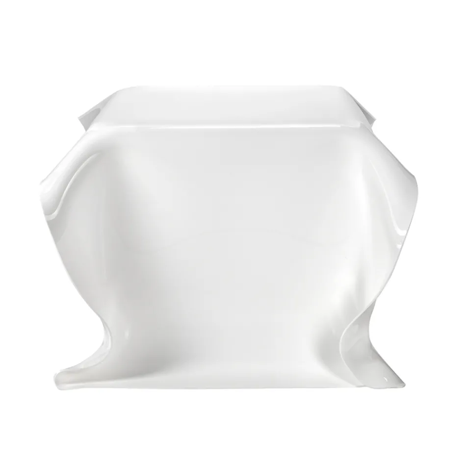 Handgedrapeerde salontafel van plexiglas, gemaakt in Italië - Pippo Viadurini